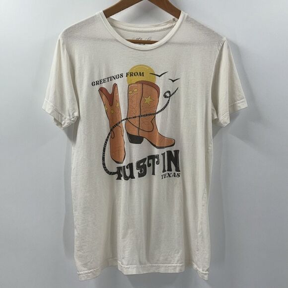 Midnight Rider Free People Austin Texas T-shirt Size Small - Picture 4 of 10